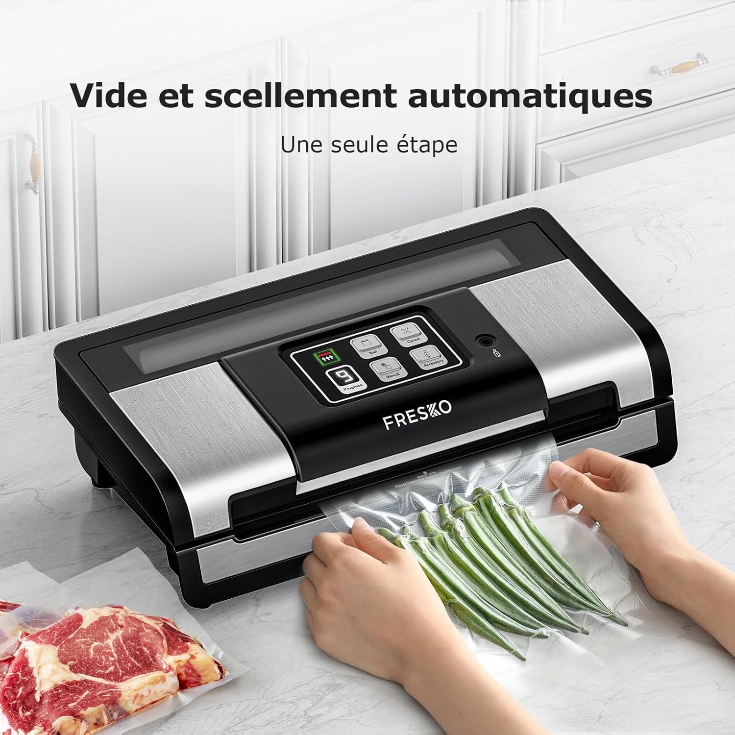 Utilisation machine sous vide fresko v9