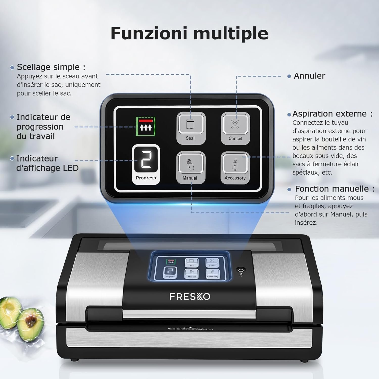 machine sous vide fresko v9